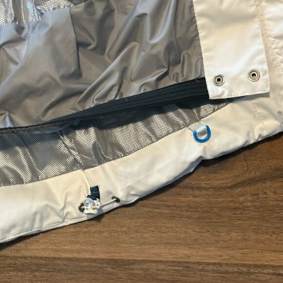 Columbia Lay D Down Jacket Women’s Medium White WL4047-494 Hooded Puffer Coat - Picture 15 of 16